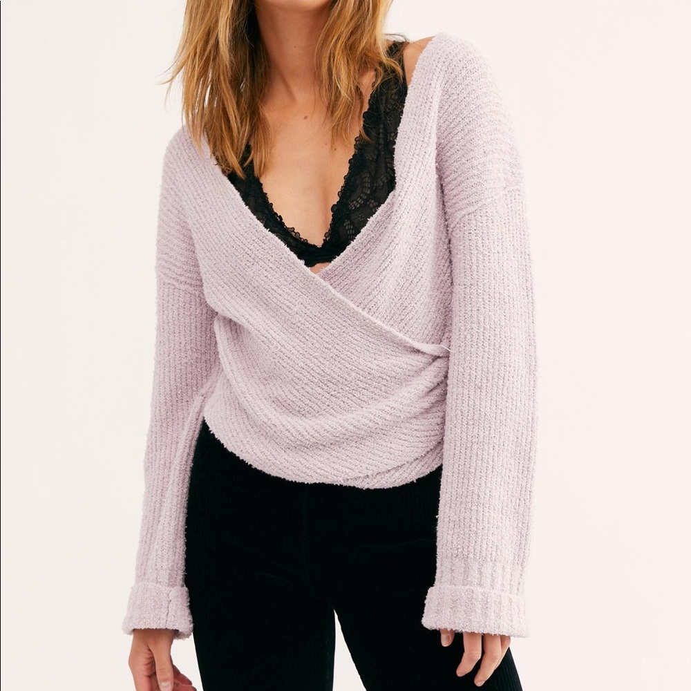 Free People Lavender Sweater